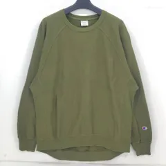 05w19085 チャンピオン Champion  リバースウィーブ Reverse Weave  ラグランスリーブ  スウェット  カーキグリーン M  メンズ  【中古品】