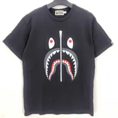 05w19102 アベイシングエイプ A BATHING APE  シャークプリントTシャツ  ブラック M  中国製 メンズ  半袖Ｔシャツ  コットン  【中古品】
