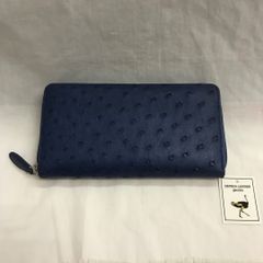 SMYTHSON スマイソン マラ 長財布 ネイビー - メルカリ
