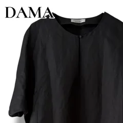 DAMA collection ダーマコレクション ブラック レディース トップス チュニック 五分袖 七分袖 長袖 ひざ丈ワンピース【サイズ2】Lサイズ相当 0001424OCのサムネイル