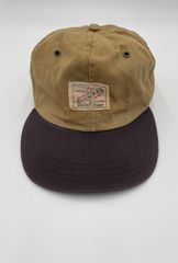 RRL 三ツ星　90S (DOUBLE RL )ダークブラウンキャップ 美品！ RRL ダブルアールエル 90s 三ツ星 切替キャップ USA製 Ralph