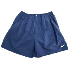 90年代 NIKE ナイキ ショートパンツ スポーツ ネイビー(メンズ L)中古 古着 X9210