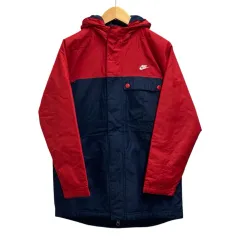 ナイキ NIKE ブルゾン アウター フード付 長袖 HO080408SIV S 赤 レッド 