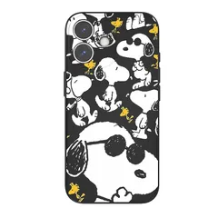 iphone 16 用 ケース スヌーピー 漫画 キャラクター かわいい ファッション 耐衝撃性 傷防止 ソフトで軽量 指紋防止 あらゆる場面で使える保護ケース (iphone 16 用) 0