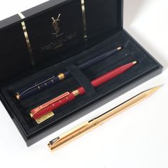 ★Yves Saint Laurentボールペン3本★ イヴサンローラン ボールペン シャープペンシル 3本セット YSL