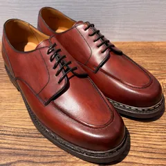 【未使用】Berwick バーウィック Uチップ UK8.5 27cm ブラウン 茶 外羽根 ビジネスシューズ 革靴のサムネイル