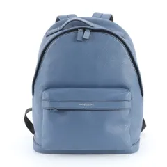 美品 マイケルコース レザー リュックサック バックパック ショルダー バッグ 本革 ネイビー 紺 ブランド A4 メンズ RNM DV13-3【中古】