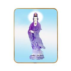 [Brand New] Buddhist Painting: Kannon Bodhisattva Image, Kannon Amulet, Fine Art (12.5cm x 17.5cm x 1.3cm) (Color: Kannon Image)