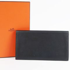 HERMES【最高級美品2014年モデル】ボックスカーフマネークリップ二