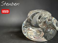 STEUBEN GLASS スチューベン 兎 クリスタル ガラス 置物 - メルカリ