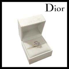Dior⭐︎mimiouiミミウィ⭐︎K18 ホワイトゴールド×ダイヤリング 
