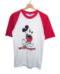 80s 白足ミッキーマウス リンガーTシャツ Lサイズ - メルカリ
