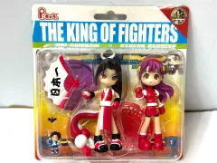 未開封品 GSIクレオス ピンキーストリート Pキャラ KOF 不知火舞＆麻宮アテナ フィギュアセット 外装傷みあり 4/16