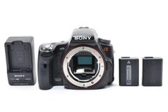 ジャンク】SONY α100 デジタル一眼レフ バッテリー2個付、レンズオマケ