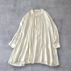 journal standard LUXE ジャーナルスタンダードラックス 麻 リネン100% ギャザー チュニック ブラウス 日本製 ベイクルーズのサムネイル