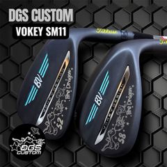 タイトリストVOKEY SM11★ファイヤードラゴンDGSカスタム★52＆58 タイトリストVOKEY SM11 DGSカスタム・ジェットブラック☆ファイヤー