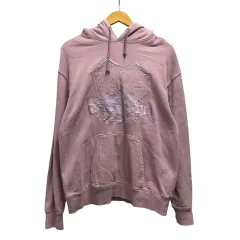 エクストララージ X-LARGE パーカー 長袖 ロゴ刺繍 フード コットン 01193201 M 紫 パープル