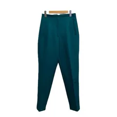 ザラ ZARA テーパードパンツ 無地 1478/032/500 M 緑 グリーン