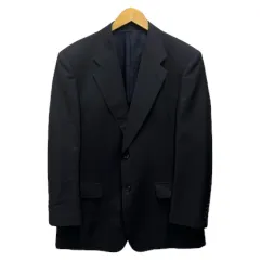 ランバン LANVIN コレクション COLLECTION ジャケット シングル モヘヤ 無地 紺 ネイビーのサムネイル