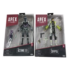 186000 현상품 APEX Legends 6인치 피규어 옥탄 크립트 2점 정리 판매