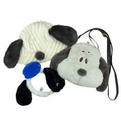 186000 現状品 USJ　ユニバ　スヌーピー ポシェット 帽子＆オラフ カチューシャ 3点まとめ売り
