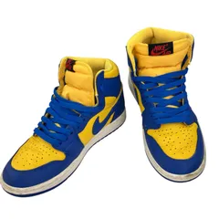 186000 NIKE ナイキ WMNS AIR JORDAN 1 RETRO HIGH OG エア ジョーダン FD2596-700  24cm ブルー イエロー 24.0cm メンズ