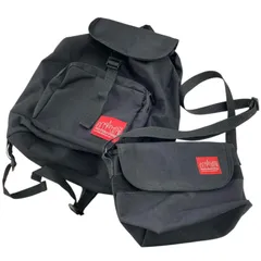 186001 Manhattan Portage マンハッタンポーテージ リュック　ショルダー TWCH2318JP TWCH3311JP  ブラック 2点まとめ売り