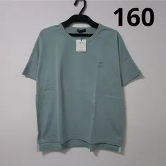 半袖Tシャツ　ロゴ　グリーン　160cmのサムネイル
