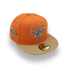 일본 미발매 뉴에라 피츠버그 해적 올스타 게임 캡 / NEW ERA PITTSBURGH PIRATES 2000 ALL STAR GAME SIDE PATCH 59FIFTY [RUST ORANGE/KHAKI]