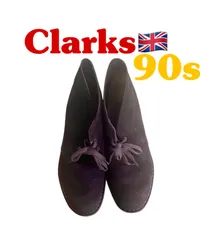 90s Clarks 英国製　Desert Boots　ダークブラウン　スウェード
