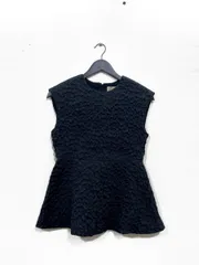 UNITED ARROWS ユナイテッドアローズ ノースリーブ ペプラム ブラウス シャツ size36(M)/黒 ■◆レディースのサムネイル