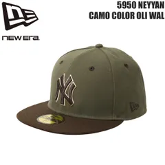 ニューエラ キャップ NEW ERA 5950 ニューヨーク・ヤンキース CAMO COLOR OLI WAL 帽子