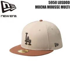 ニューエラ キャップ NEW ERA 5950 ロサンゼルス・ドジャース MOCHA MOUSSE MULTI 帽子