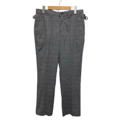 ジェイリンドバーグ J.LINDEBERG パンツ ボトムス スリムフィット グレンチェック  32/32 グレーのサムネイル