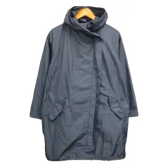 ジャーナルスタンダード レリューム JOURNAL STANDARD relume コート ジャンパー ブルゾン 上着 ジップアップ 薄手 無地 膝丈 38 紺 ネイビー