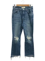 MOTHER (マザー) INSIDER CROP STEP FRAY 2910600602 ブルー 26