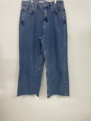 ZARA ザラ ワイド デニムパンツ ジーンズ インディゴ 中 36