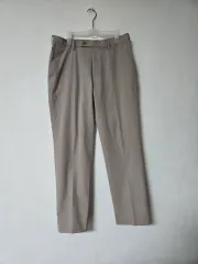 ユニクロ メンズ コットン パンツ 82cm ベージュ ウエスト 31cm