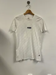 XS) PUMA マンチェスターシティ コラボ 白 半袖T T214