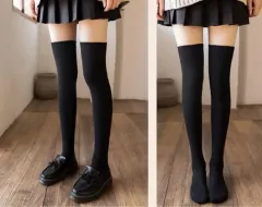 4足 起毛オーバニーソックス 新品