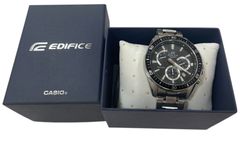 CASIO EDIFICE 5263P JA ソーラー電波腕時計 黒文字盤 - メルカリ