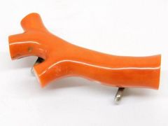 53010 天然赤珊瑚 枝パーツ 2個セット チョーカー素材 - メルカリ