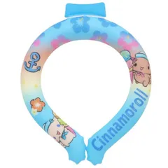 新品 シナモロール バケーション ネッククールリング サイズM アイスフローズンリング サンリオ キャラクター アイスリング 熱中症対策 NCL130 [ネコポス]