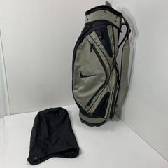 良品 NIKE GOLF スタンドキャディバッグ カーキ/ブラック ゴルフ用品