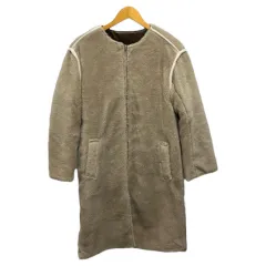 ローズバッド ROSE BUD リバーシブルコート ロング 長袖 ポリエステル 無地 602-7220007 F ベージュ のサムネイル