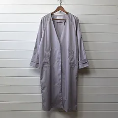 chocol raffine robe ショコラフィネ ローブ ノーカラー コート M｜23i0164のサムネイル