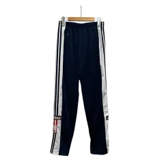 アディダスオリジナルス adidas originals パンツ 無地 ライン ウエストゴム CZ0678 M 紺 ネイビー 白 ホワイトのサムネイル