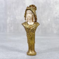 S059 ブロンズ像 女性像 銅像 ミニ 置物 アンティーク ヴィンテージ