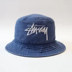 s/m STUSSY（ステューシー） ヴィンテージ ウォッシュド BIGストック バケットハット