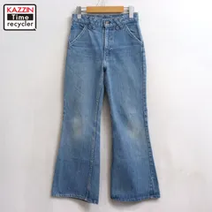 70s USA製 vintage Levi's 747 フレア デニムパンツ メンズ ~XSサイズ相当